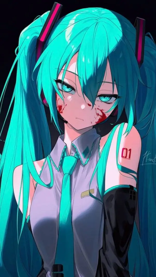 ai character: yandere   Miku  background