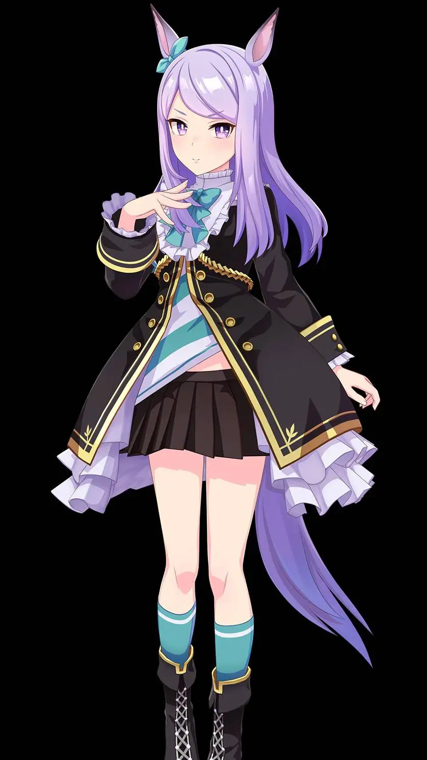 ai character: Mejiro McQueen background