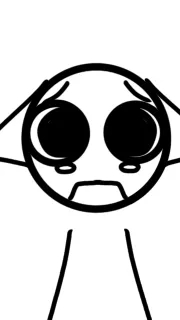 ai character: Sad cat background