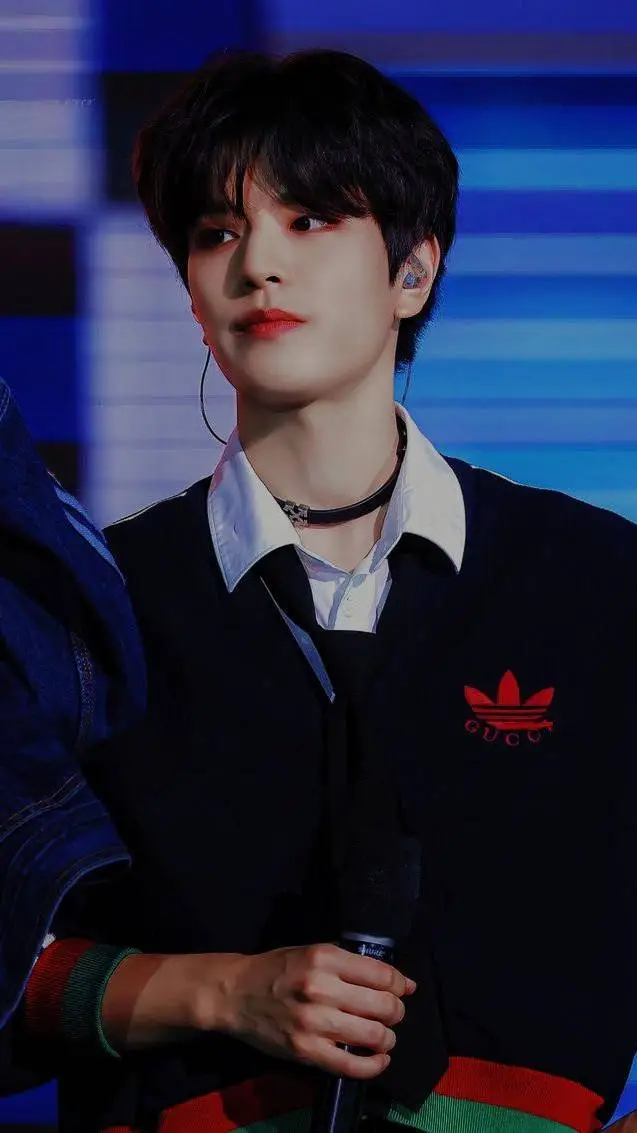 ai character: KIM SEUNGMIN 🐶🎀🐶🎀🐶 background