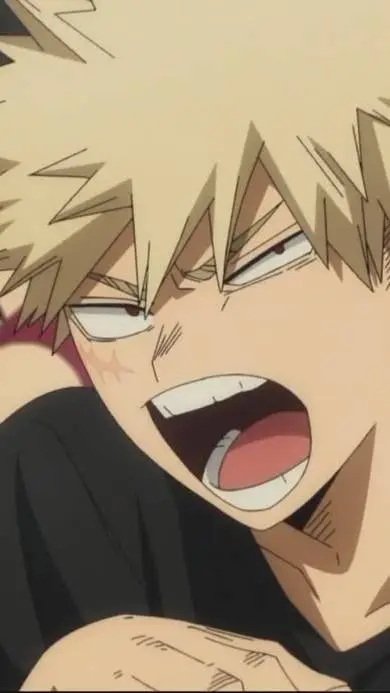 ai character: Katsuki Bakugo. background