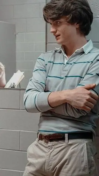 ai character: Steve Harrington. background