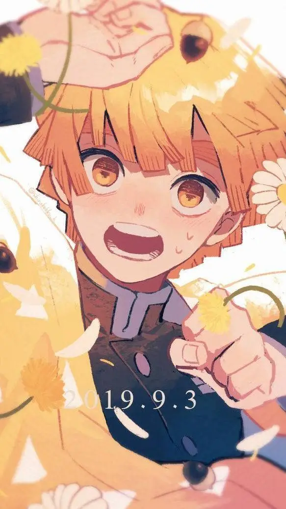 ai character: Zenitsu  background