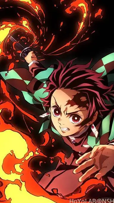 ai character: Tanjiro Kamado  background