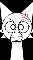 ai character: WENDA is angry  background
