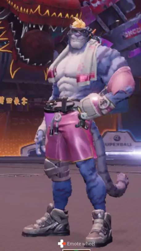 ai character: samba el tigre  background