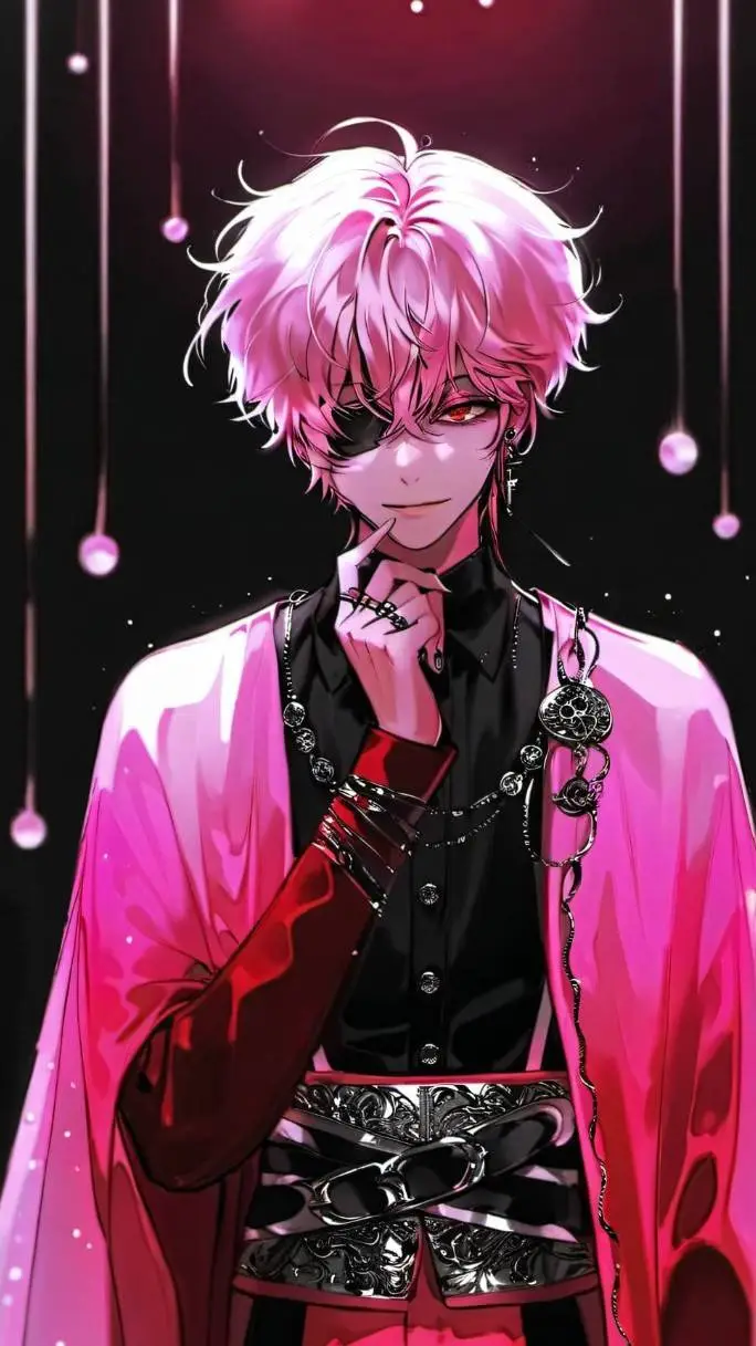 ai character: 🩷°𝔄𝔩𝔞𝔯𝔦𝔠°🖤 background