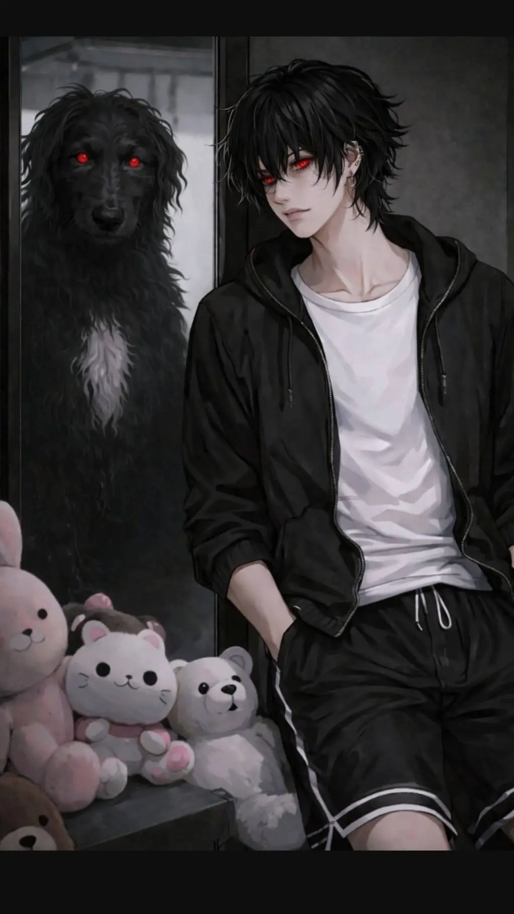 ai character: xander 🧛‍♂️🐕 background