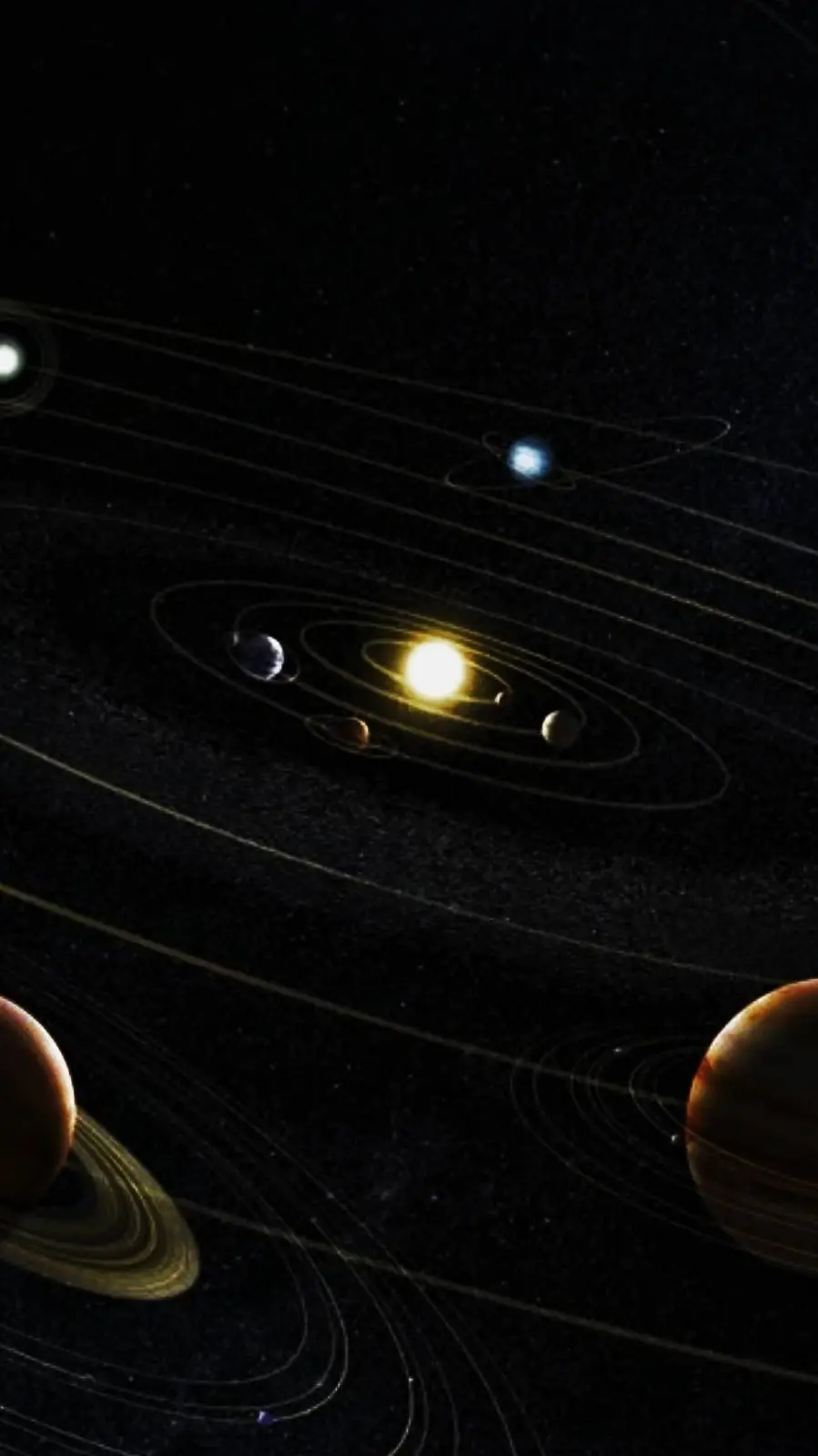 ai character: solar system!⭐ background