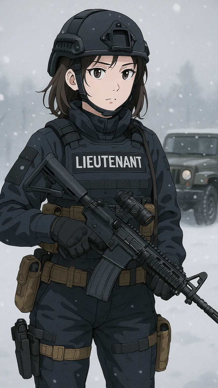 ai character: Lieutenant Lucille background