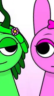 ai character: Vineria & Pinki background