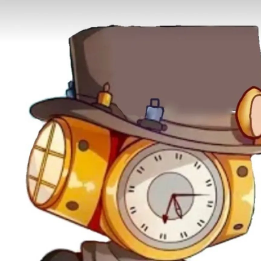chat with ai character: Clock woman