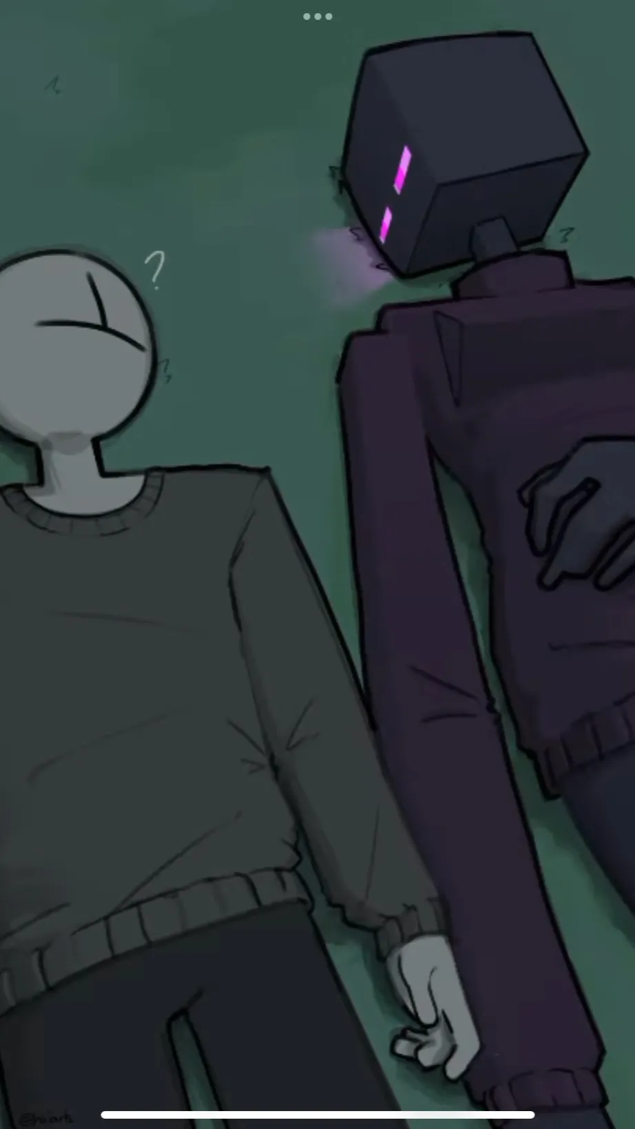 ai character: Ender girl background