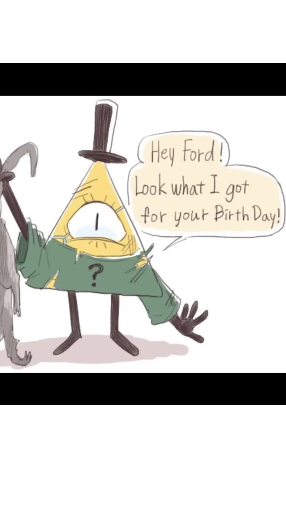 ai character: Bill cipher background