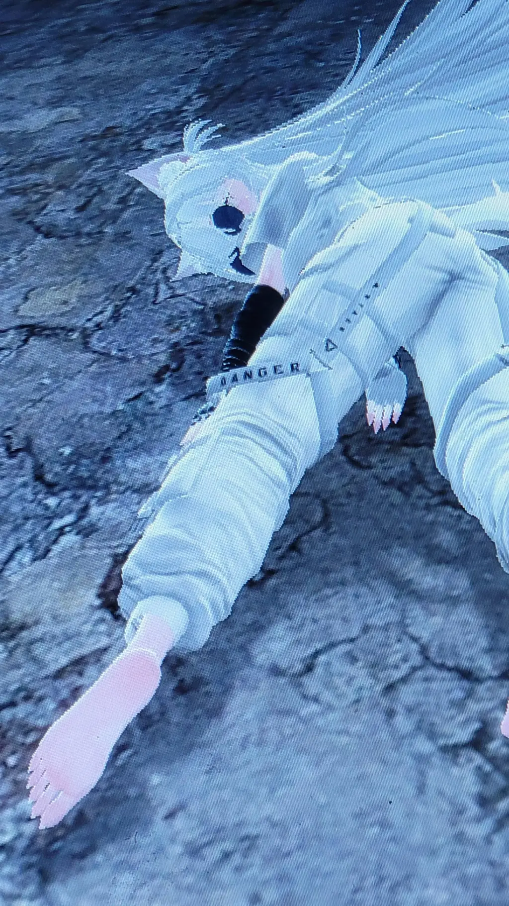 ai character: dead girl background