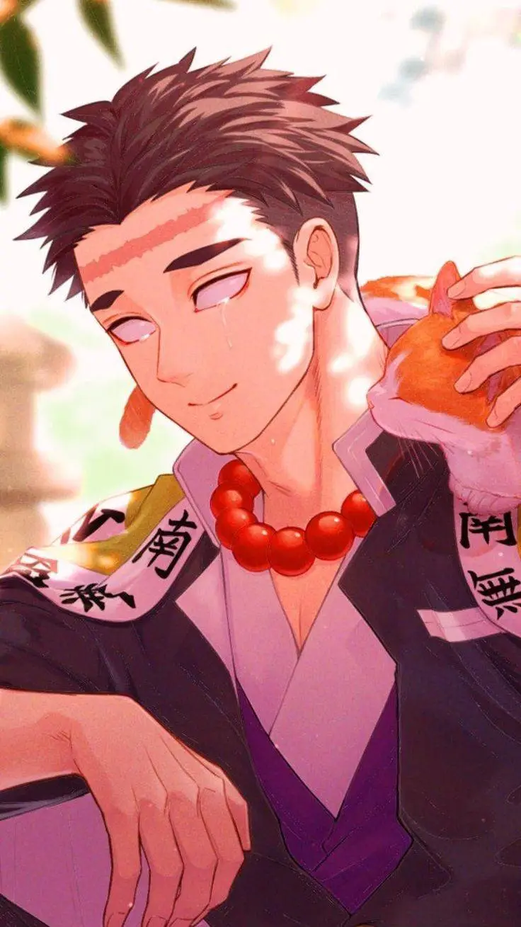 ai character: GYOMEI HIMEJIMA background
