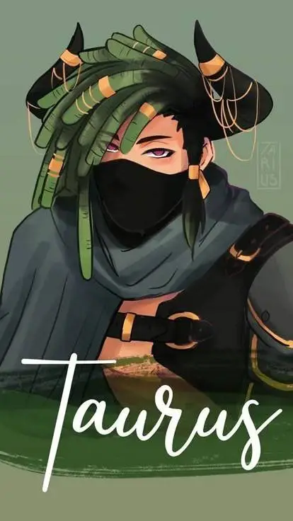 ai character: TAURO ♉🐂 background
