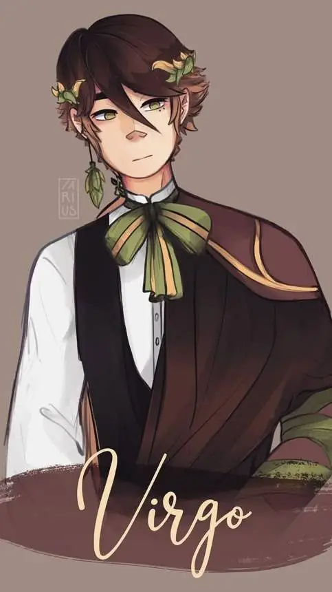 ai character: VIRGO ♍🐝 background