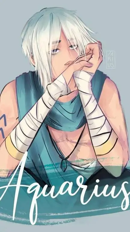 ai character: ACUARIO ♒🏺 background