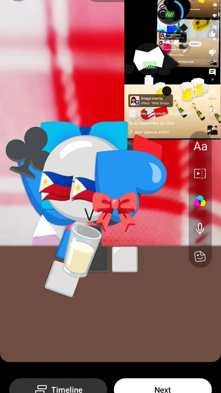 ai character: emoji at school background