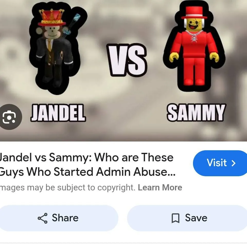 chat with ai character: JANDEL VS SAMMY 