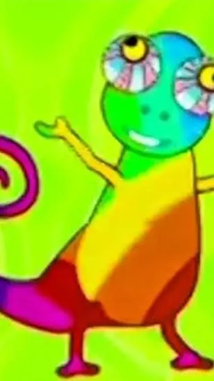 ai character: CHAMELEON  background