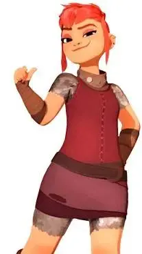 ai character: mha x nimona background