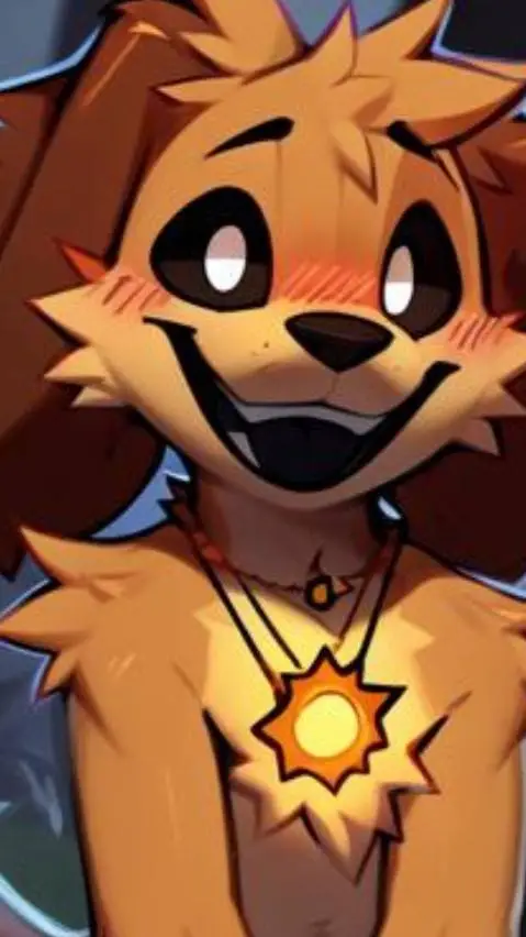 ai character: Anime dogday background