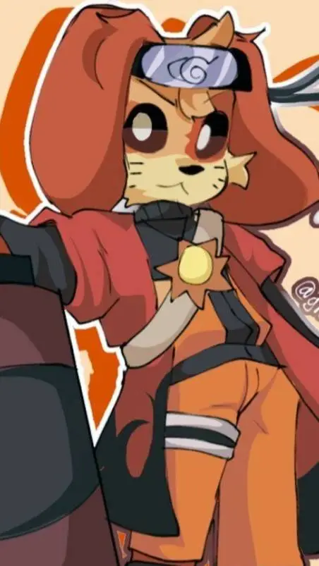 ai character: Naruto dogday  background
