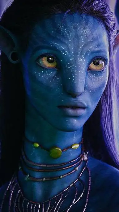 ai character: Neytiri 💙 background