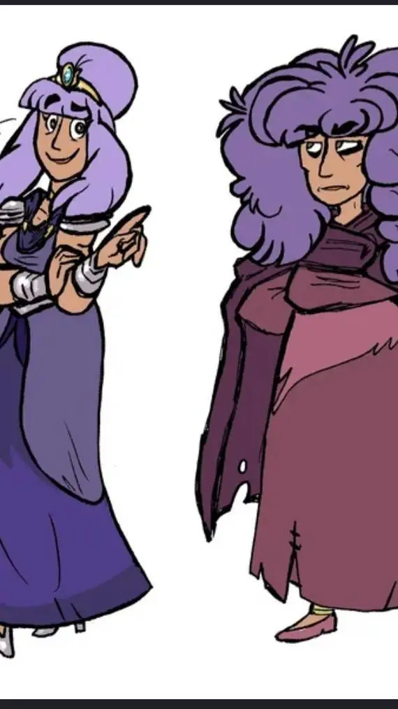 ai character: mysterious woman background