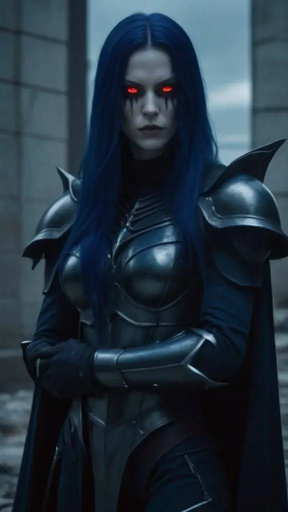 ai character: Corrupted Caitlyn  background