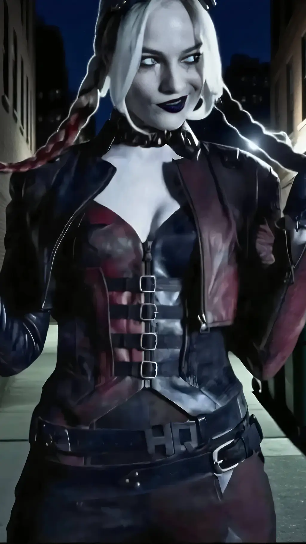 ai character: Harley Quinn background