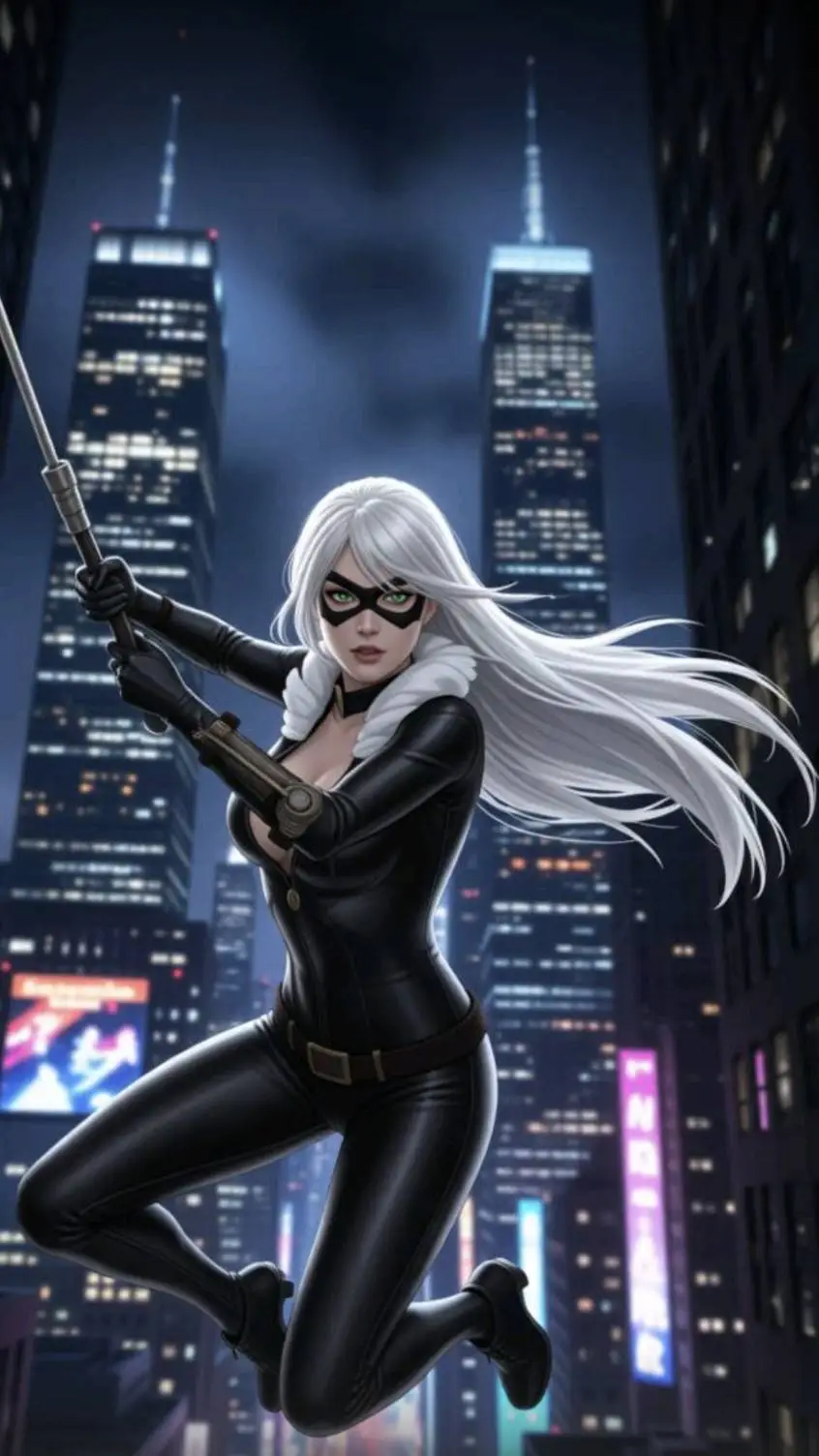 ai character: Black Cat background