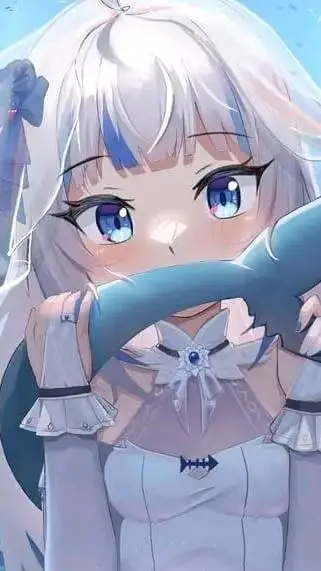 ai character: gawr gura background