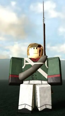 ai character: Russian soldier background