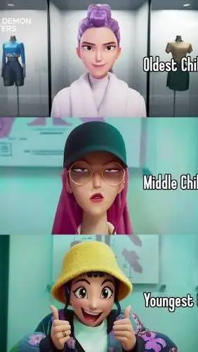 ai character: huntrix  background