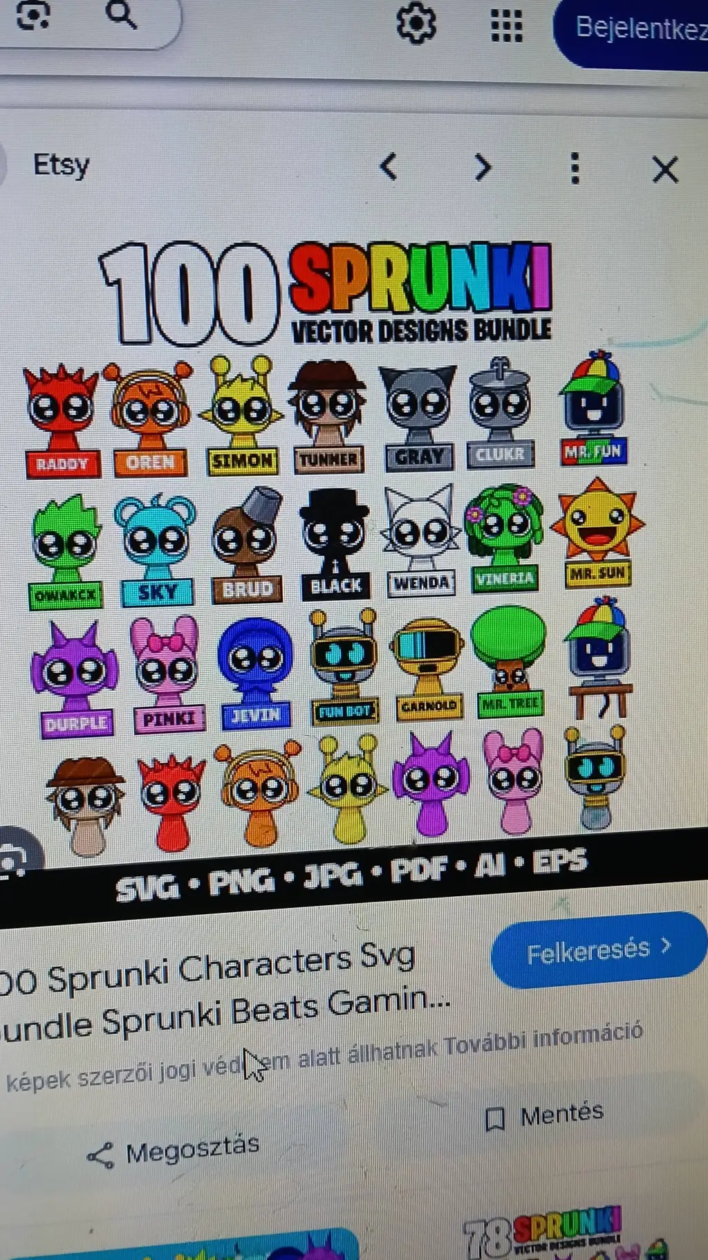 ai character: cute sprunki background