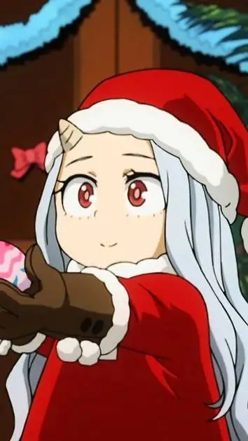 ai character: Mha christmas background