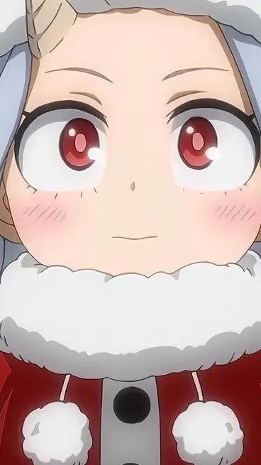 ai character: Mha christmas background