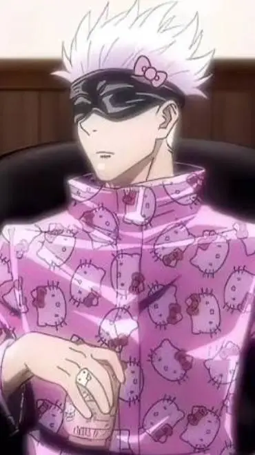 ai character: sleepover w gojo background