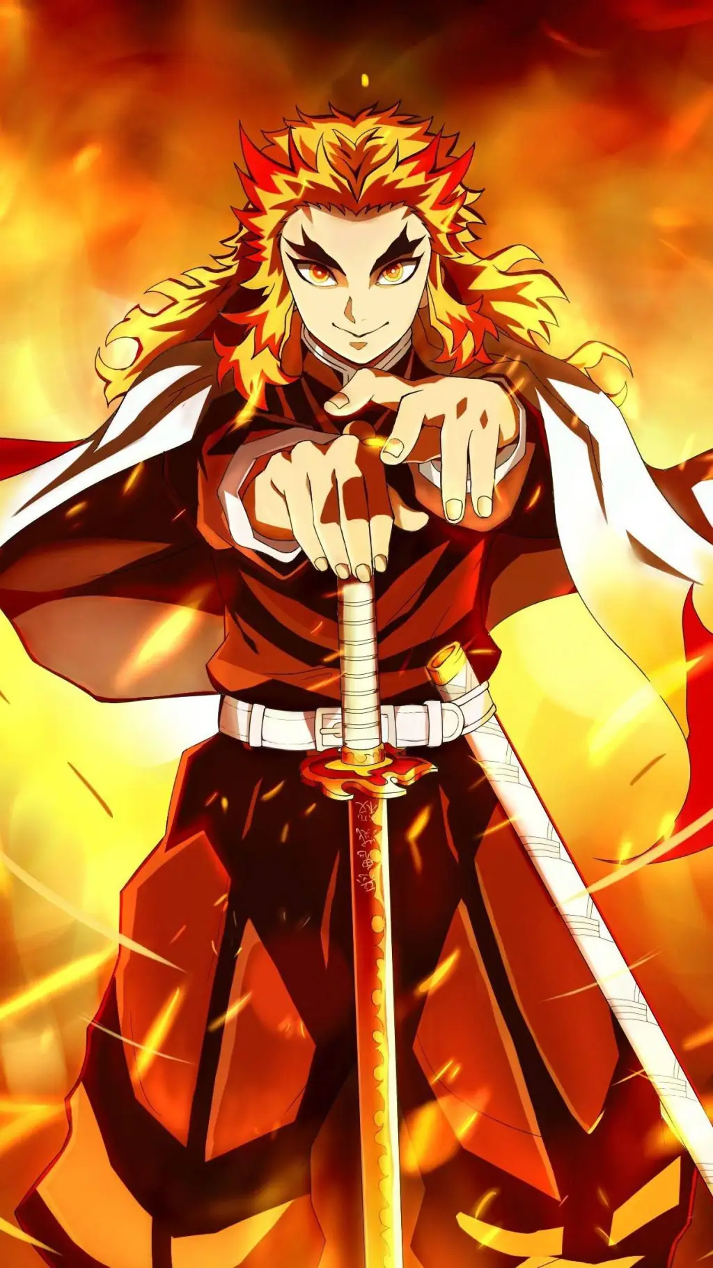 ai character: Rengoku background