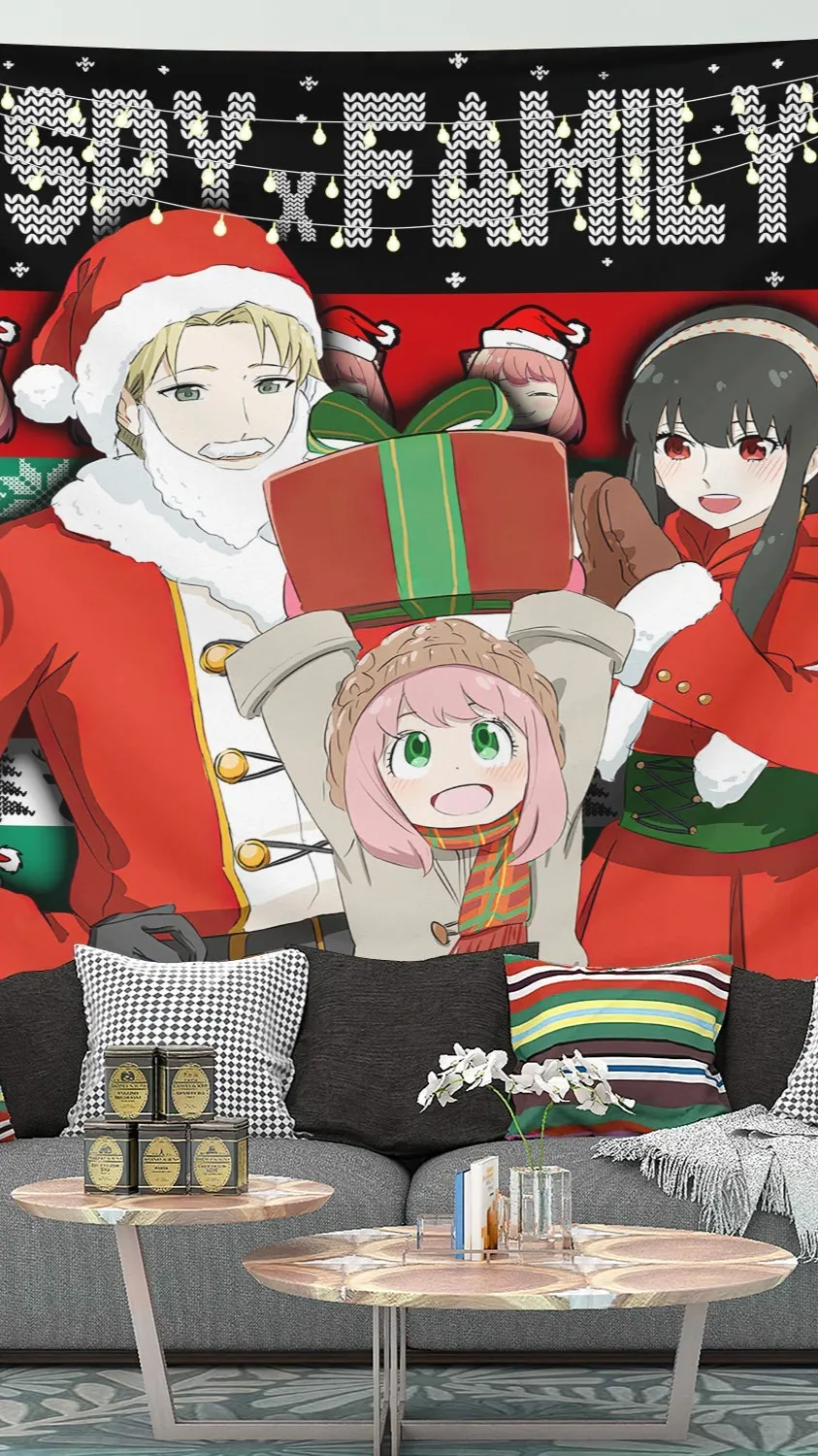 ai character: Spy X Family Xmas background