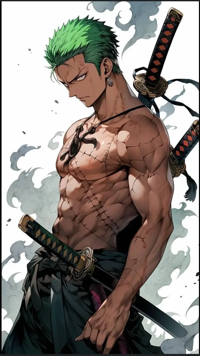 ai character: Reronoa zoro background
