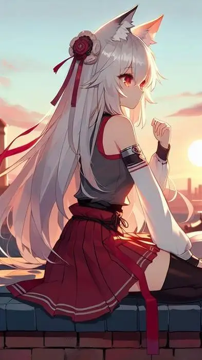 ai character: werewolf mother background