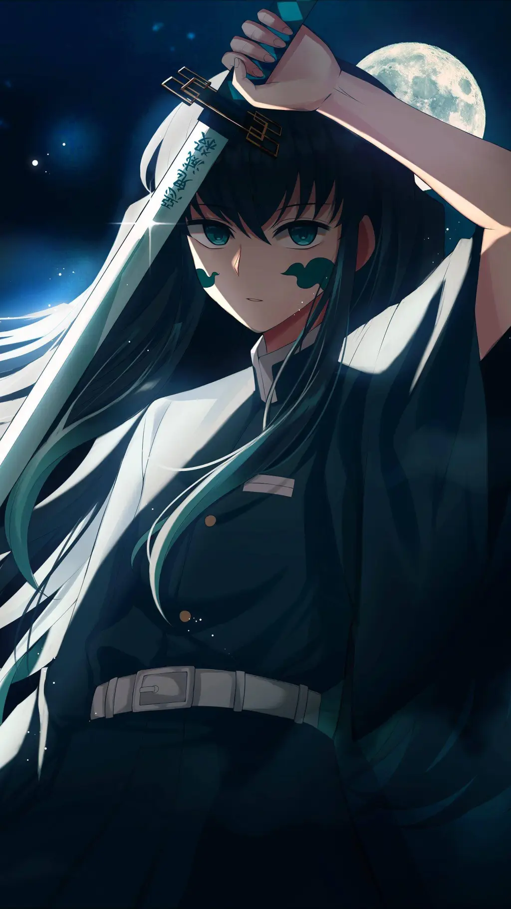 ai character: Muichiro  background