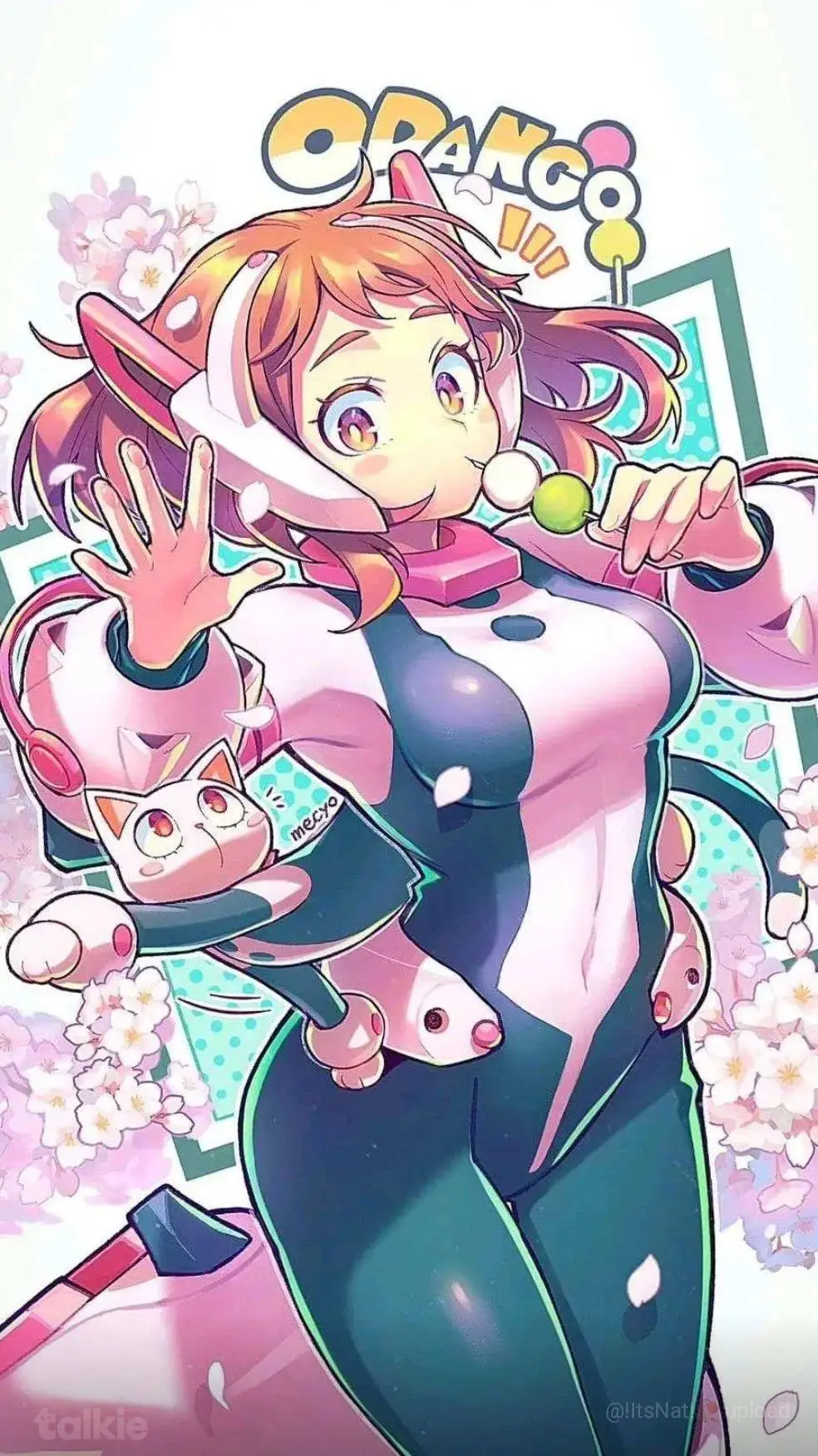 ai character: Ochaco Uraraka background