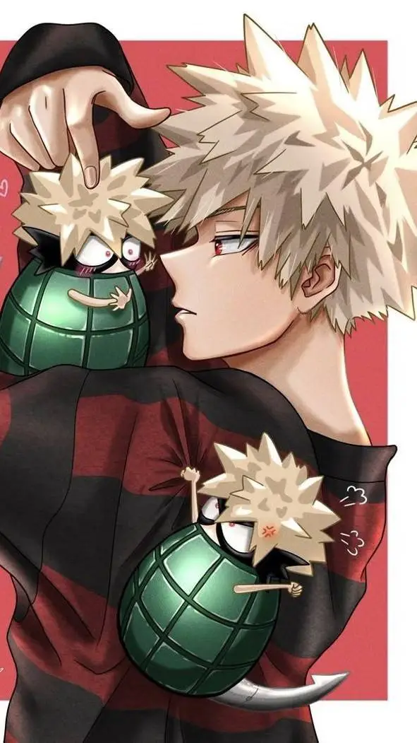 ai character: bakugo • as an dad background