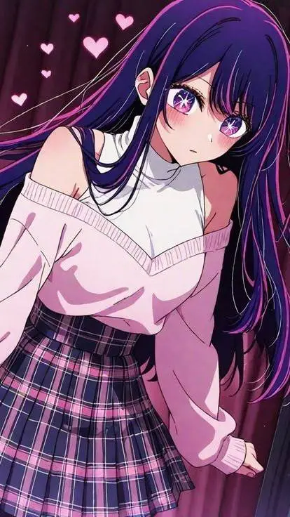 ai character: hoshino ai • P2 background