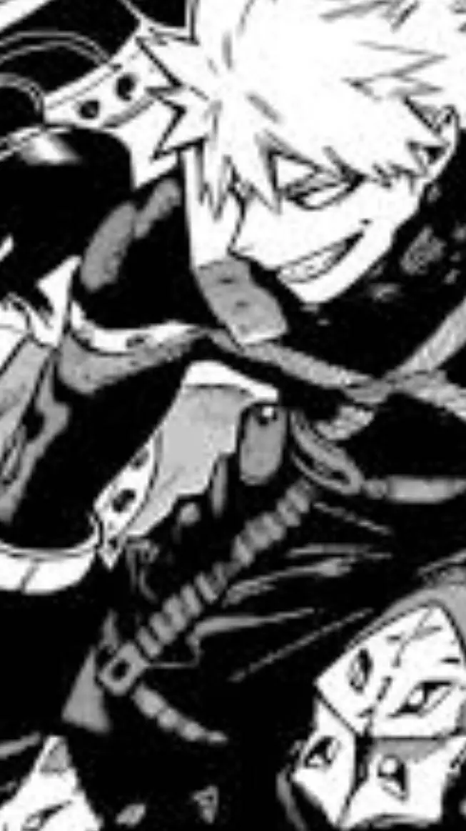 ai character: Bakugo 8 years ts background